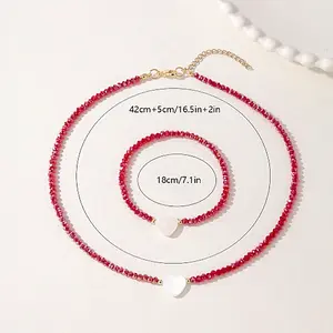 Glass Beaded Stretch Bracelets & Beaded Necklaces