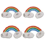 Rainbow Cloud Appliques
