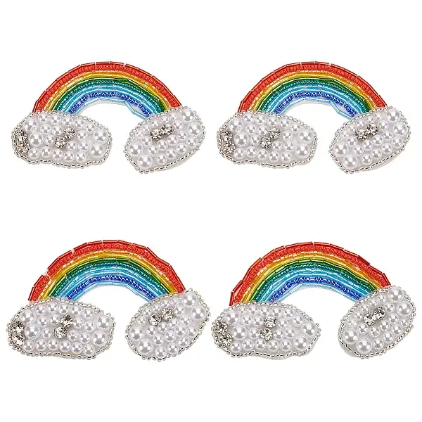Rainbow Cloud Appliques