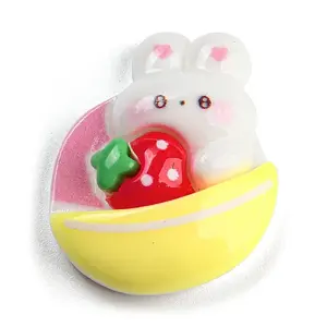 Rabbit Theme Opaque Resin Cabochons