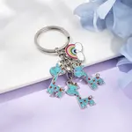 Giraffe Alloy Enamel Keychain