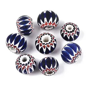 Handmade Millefiori Glass Rondelle Beads