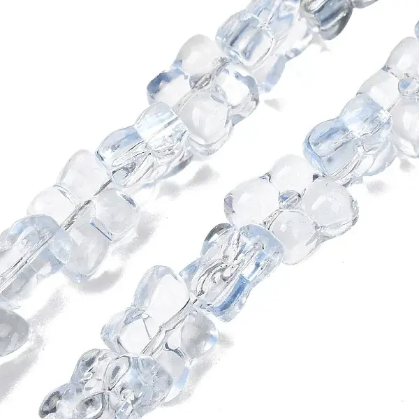Transparent Glass Beads Strands