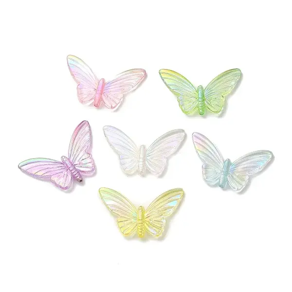 UV Plating Transparent Acrylic Beads