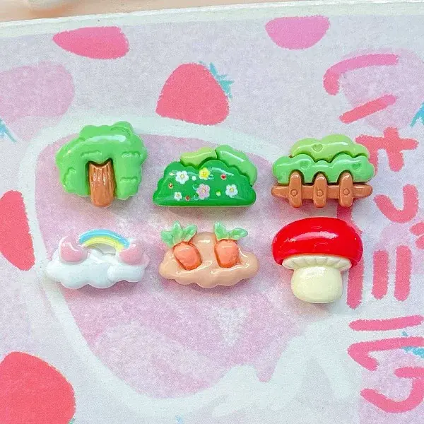 Opaque Resin Cabochons
