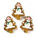 Christmas Theme Handmade Lampwork Beads