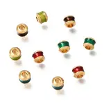 Brass Enamel Beads