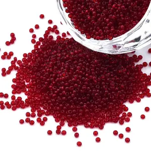15/0 Transparent Czech Glass Seed Beads