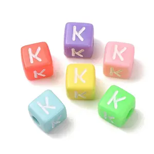 Opaque Acrylic European Beads