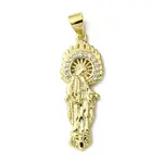 Brass Micro Pave Cubic Zirconia Pendants