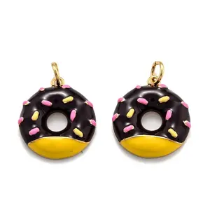 Brass Enamel Pendants