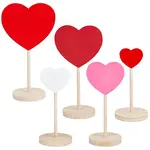Pine Wood Heart Figurine