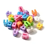 UV Plating Opaque Acrylic European Beads