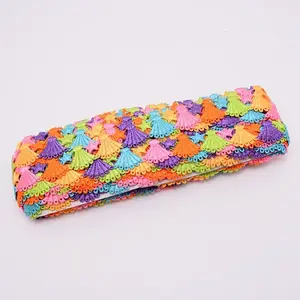 Star Embroidered Polyester Ribbon