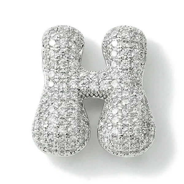 Rack Plating Brass Cubic Zirconia Pendants