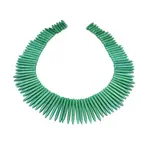 Synthetic Turquoise Graduated Spike Beads Strands