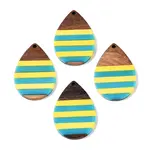 Epoxy Resin & Walnut Wood Pendants
