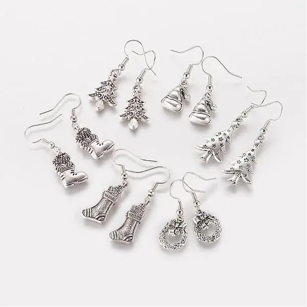 Alloy Dangle Earrings