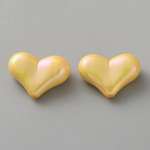Electroplate Opaque Acrylic Beads