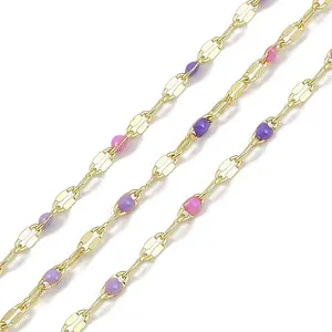 Rack Plating Brass Dapped Chains
