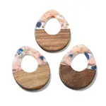 Resin and Walnut Pendants