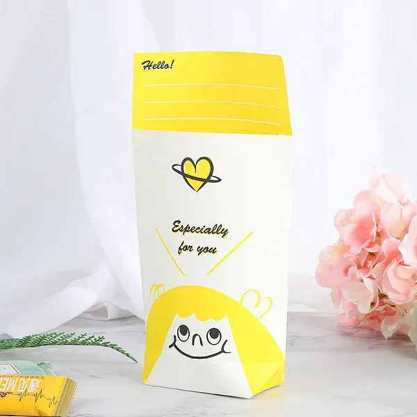 Gril Pattern Carton Paper Gift Treat Bags