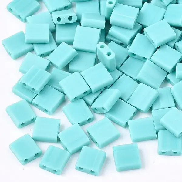 2-Hole Opaque Glass Seed Beads