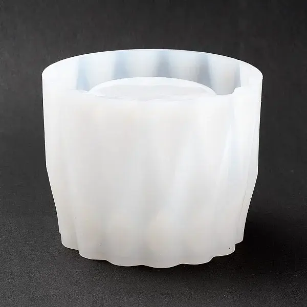 Faceted Column Vase Silicone Molds