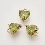 Brass Cubic Zirconia Charms