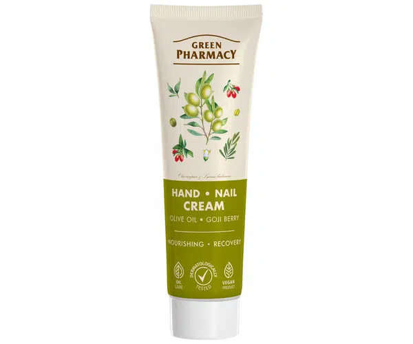 Krém na ruce a nehty s olivovým olejem a goji Green Pharmacy - 100 ml