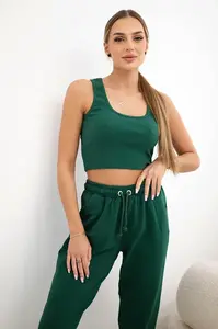Set top+pants green