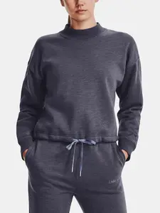 Under Armour Mikina Essential Script Crew-GRY - Dámské