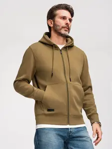 Ombre BASIC men's cotton stretch sweatshirt - olive