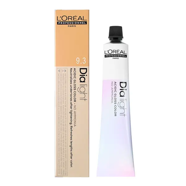 Přeliv na vlasy Loréal Dialight 50 ml - odstín 9.3 velmi světlý zlatý blond - L’Oréal Professionnel + dárek zdarma