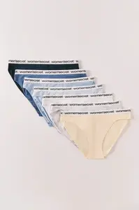 women'secret kalhotky dámské bavlněné s elastanem 7-pack