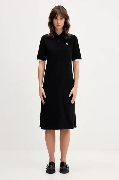 Bavlněné šaty Fred Perry