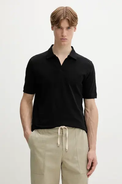 Marc O'Polo polo pánské s příměsí lnu