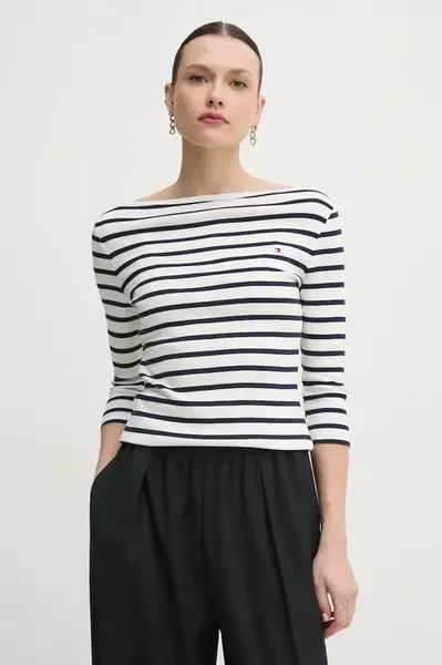 Tommy Hilfiger  tričko s dlouhým rukávem dámské bavlněné