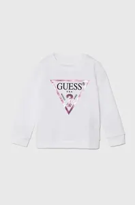 Guess Dětská bavlněná mikina Guess