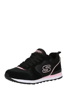 SKECHERS Nízke tenisky  ružová / čierna