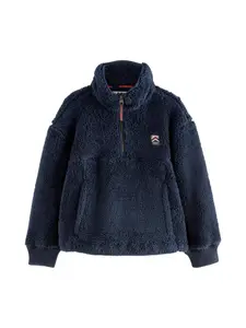 Superdry & Co Flisová bunda  námornícka modrá