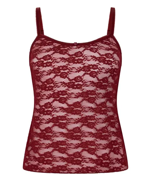 Hunkemöller Tričká na spanie  červená