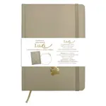 Baloušek Luxi - notes lamino A5, linkovaný, moka