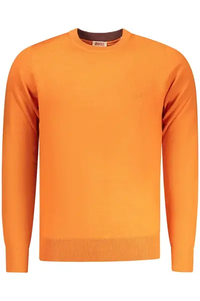 Oranžový pánský svetr