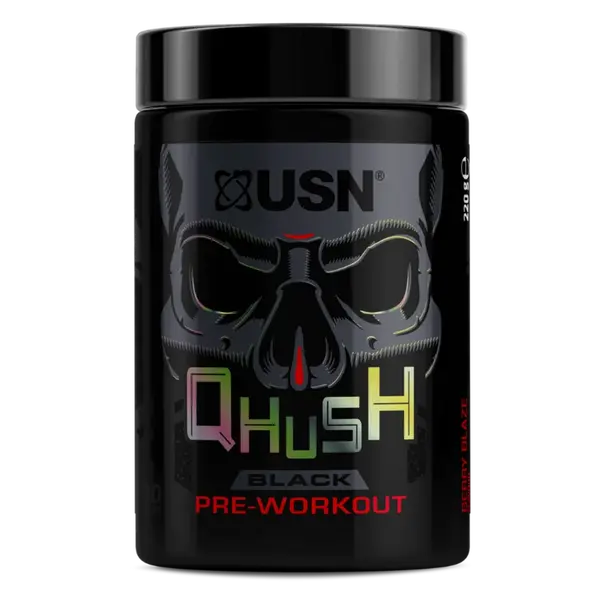 USN Qhush Black 220g - modrá malina
