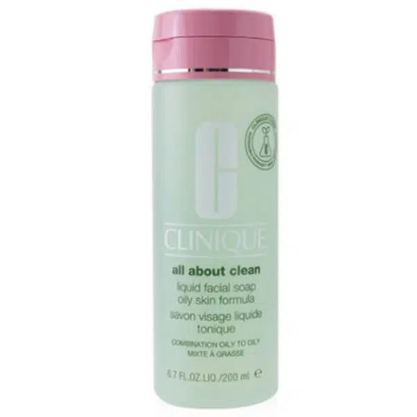 Clinique Tekuté čisticí mýdlo na obličej pro smíšenou až mastnou pleť (Liquid Facial Soap Oily Skin) 200 ml