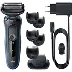 Braun Series 5 51-B1500s elektrický holicí strojek + náhradní hlavice Blue ks