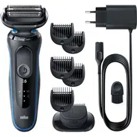 Braun Series 5 51-B1500s elektrický holicí strojek + náhradní hlavice Blue ks