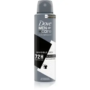 Dove Men+Care Advanced Invisible Dry deodorant proti bílým a žlutým skvrnám Invisibile Dry 150 ml