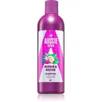 Aussie SOS Repair & Revive vyživující šampon pro namáhané vlasy a vlasovou pokožku 300 ml